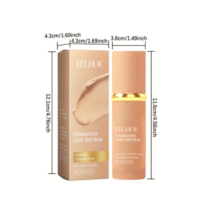 Liquid Foundation That Can Change With Temperature - Concealer Warm Moisturising Foundation, Rejuvenating And Radiant Without False White, Moisturising And Translucent Foundation - Luxe Ladies Moda
