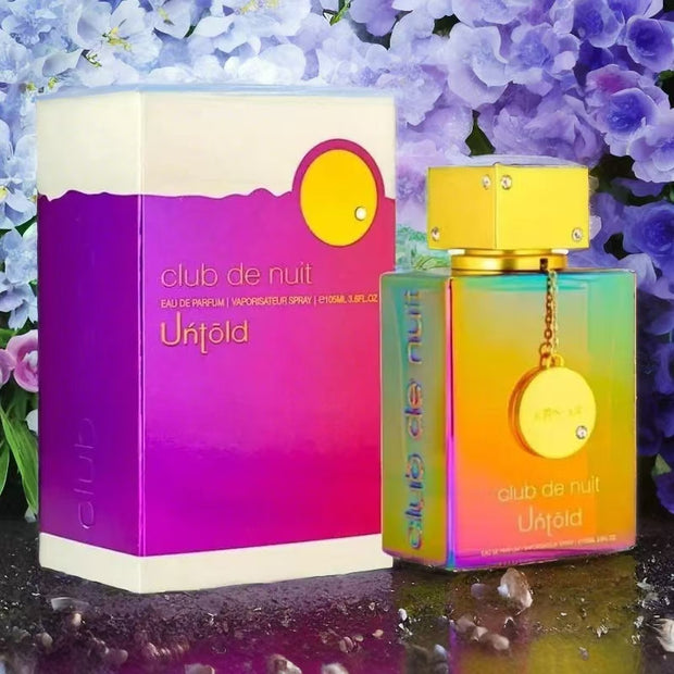 New style Armaf Club De Nuit UNTOLD EDP3.60z -Limited Edition Spicy WoodyMetallic Fragrance All-Day freshness, Perfect Gift for Him (Halloween, Christmas, Thanksgiving) - Luxe Ladies Moda