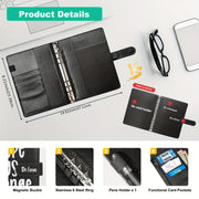 [Upgraded Version] 100 Envelope Savings Challenge Binder – Budget Planner & Money Organizer for Easy Budgeting - Luxe Ladies Moda