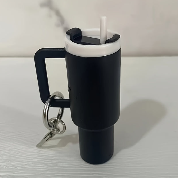 Mini Water Bottle Keychain - Street Style, Plastic Material, Suitable for Men And Women - Luxe Ladies Moda