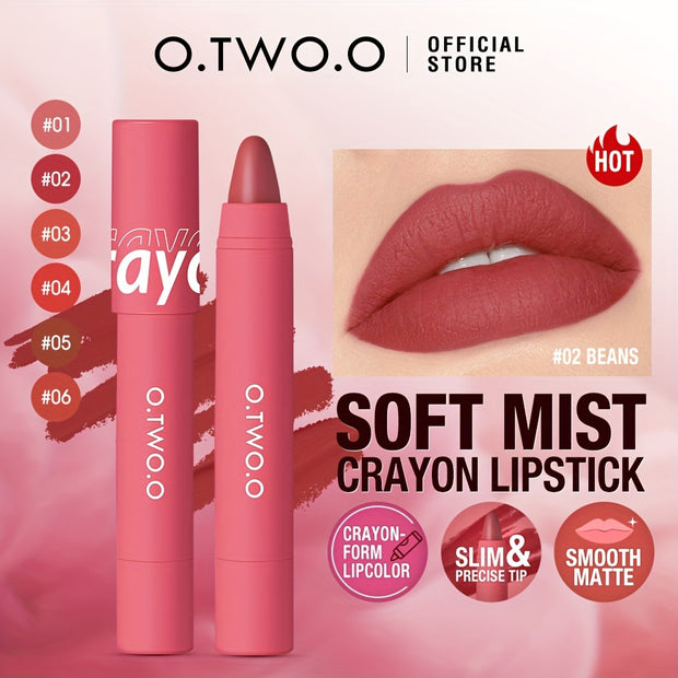 Lipstick Pencil Lip Liner – 6 Colors Velvet Matte, Waterproof, Long-Lasting, Smudge-Proof Lip Pen for Lips Makeup - Luxe Ladies Moda