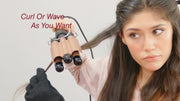 5-in-1 Waver Curling Iron Wand Set – Fast Heating 3 Barrel Hair Crimper for All Hair Types