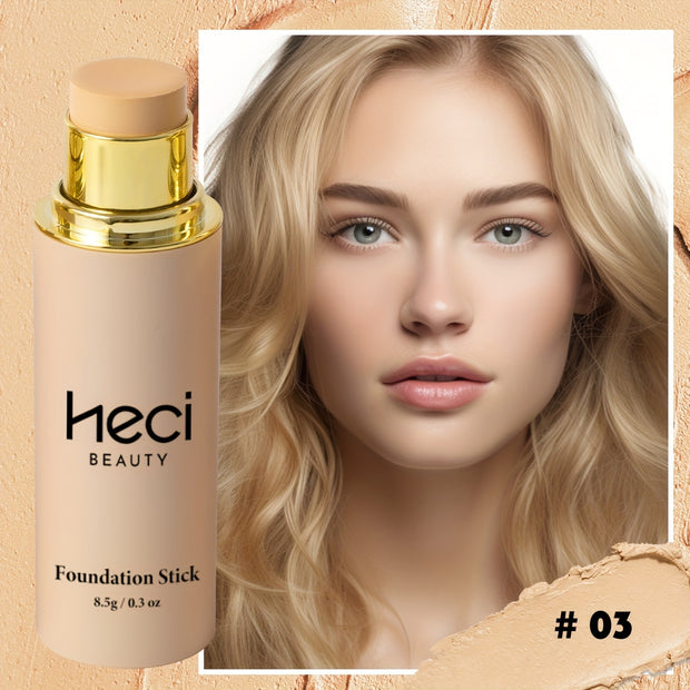 Advanced Makeup Foundation Stick Facial Base Makeup Moisturizing Portable Waterproof Long-Lasting - Luxe Ladies Moda